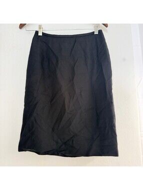 Classic Black Pencil Skirt Women's Size Small/Medium B-14